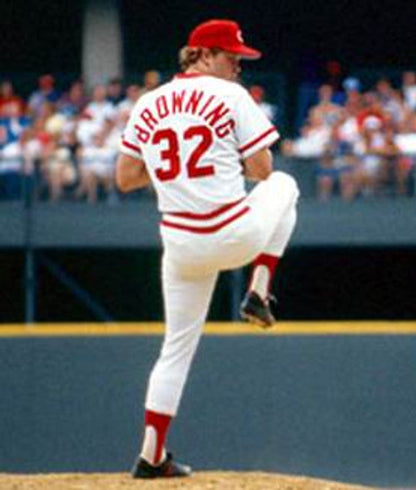 Cincinnati Reds Tom Browning Cooperstown MLB jersey front view