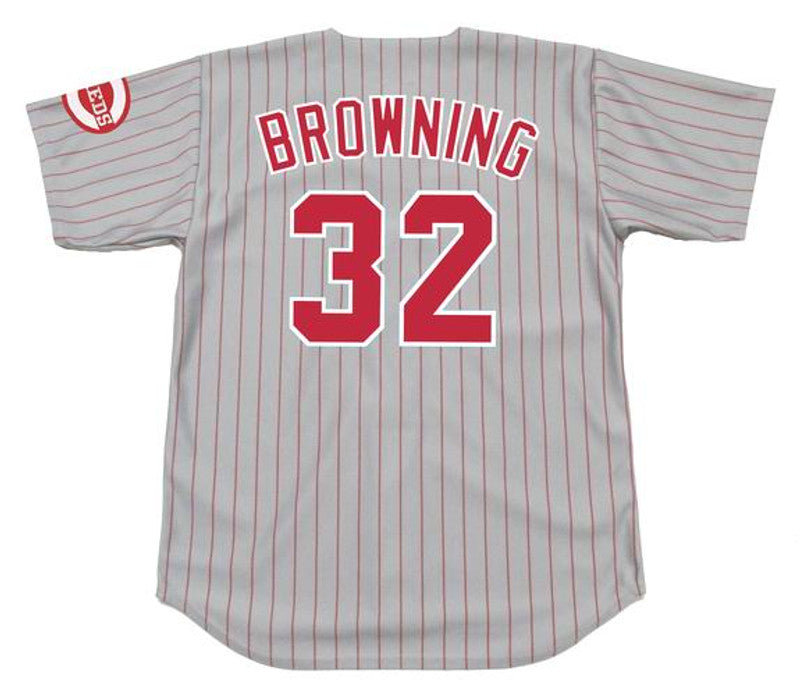 Cincinnati Reds Tom Browning MLB jersey front view