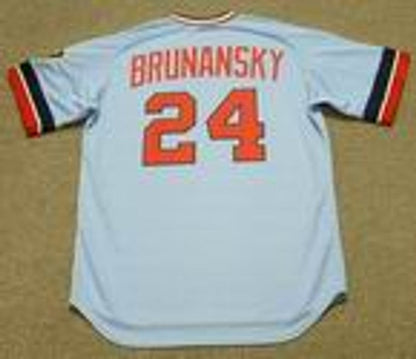 Minnesota Twins Tom Brunansky Cooperstown MLB jersey front view
