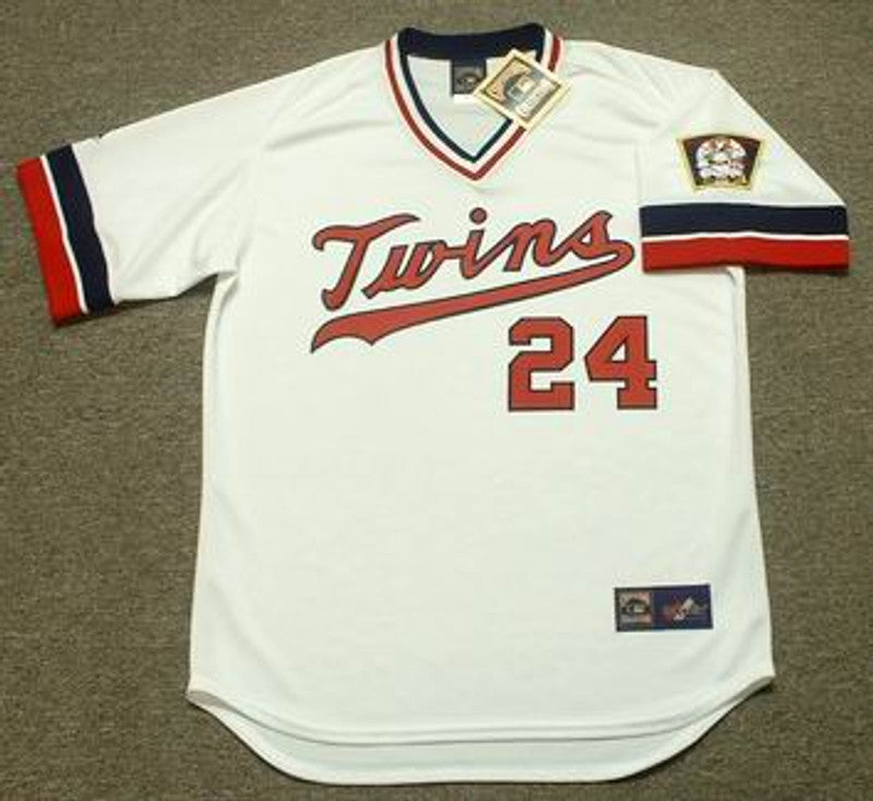 Minnesota Twins Tom Brunansky Cooperstown MLB jersey front view