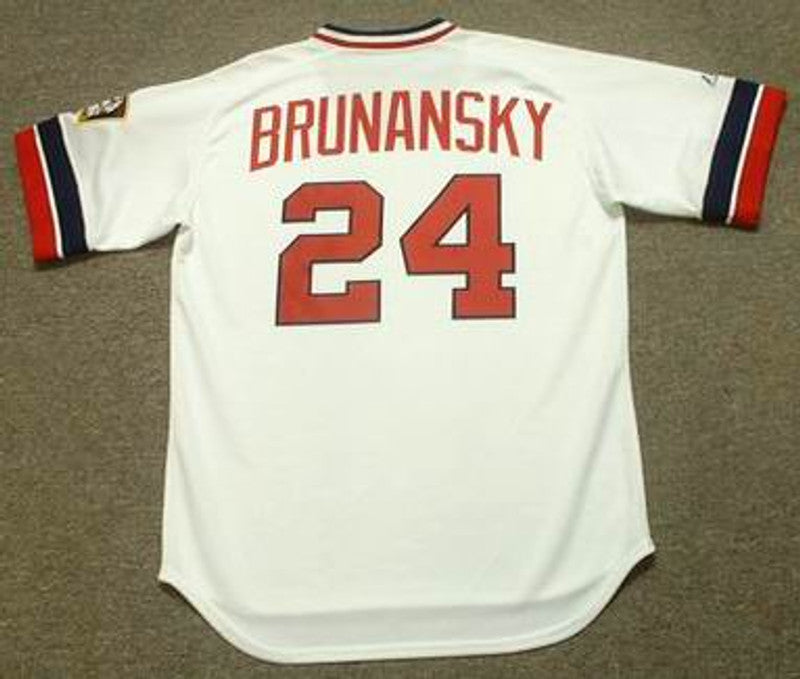 Minnesota Twins Tom Brunansky Cooperstown MLB jersey front view