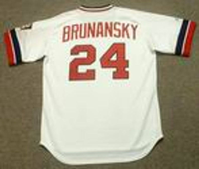 Minnesota Twins Tom Brunansky Cooperstown MLB jersey front view