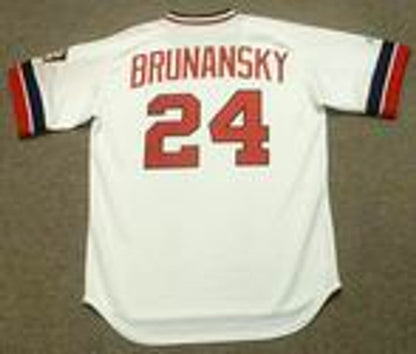 Minnesota Twins Tom Brunansky Cooperstown MLB jersey front view