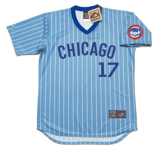Chicago Cubs Kris Bryant 1980s Cooperstown MLB jersey front view