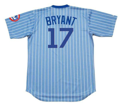 Chicago Cubs Kris Bryant 1980s Cooperstown MLB jersey front view
