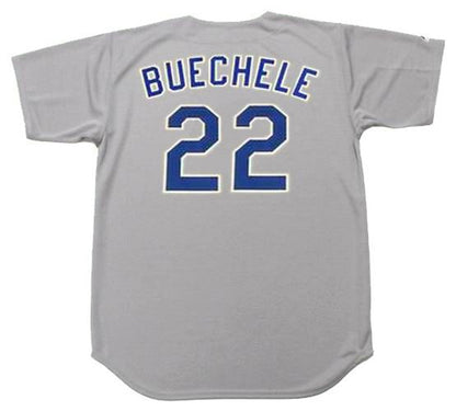 Texas Rangers Steve Buechele Cooperstown MLB jersey front view