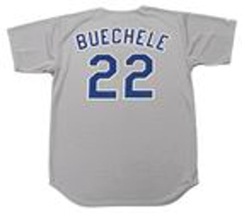 Texas Rangers Steve Buechele Cooperstown MLB jersey front view