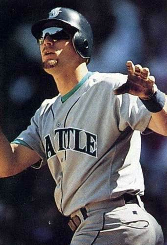 Seattle Mariners Jay Buhner MLB jersey front view