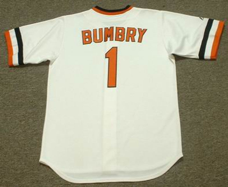 Baltimore Orioles Al Bumbry Cooperstown MLB jersey front view