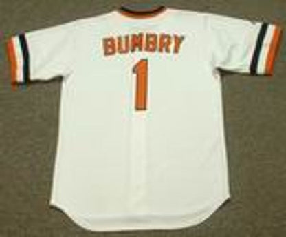 Baltimore Orioles Al Bumbry Cooperstown MLB jersey front view