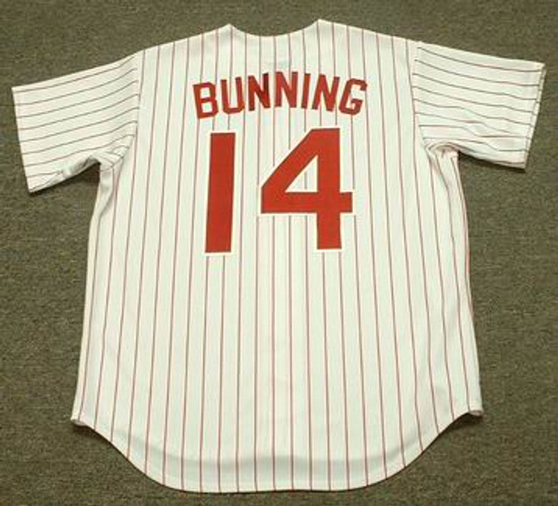 Philadelphia Phillies Jim Bunning 1960s MLB jersey front view