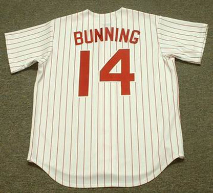 Philadelphia Phillies Jim Bunning 1960s MLB jersey front view
