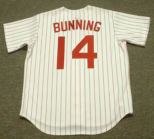 Philadelphia Phillies Jim Bunning 1960s MLB jersey front view