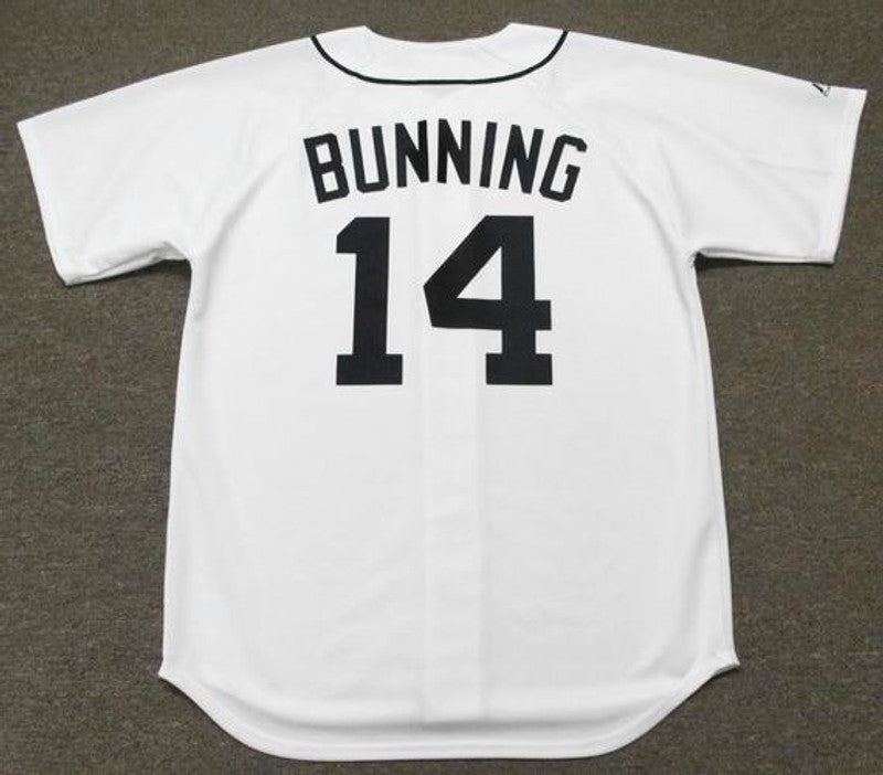 Detroit Tigers Jim Bunning 1960s MLB jersey front view