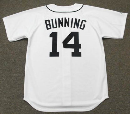 Detroit Tigers Jim Bunning 1960s MLB jersey front view