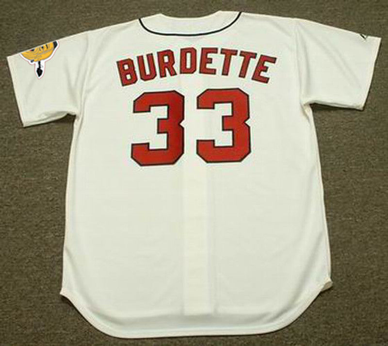 Lew Burdette Milwaukee Braves 1960S Cooperstown Baseball Stitched Jersey jersey front view