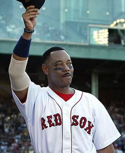 Boston Red Sox Ellis Burks MLB jersey front view