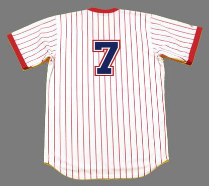 Atlanta Braves Jeff Burroughs Cooperstown MLB jersey front view