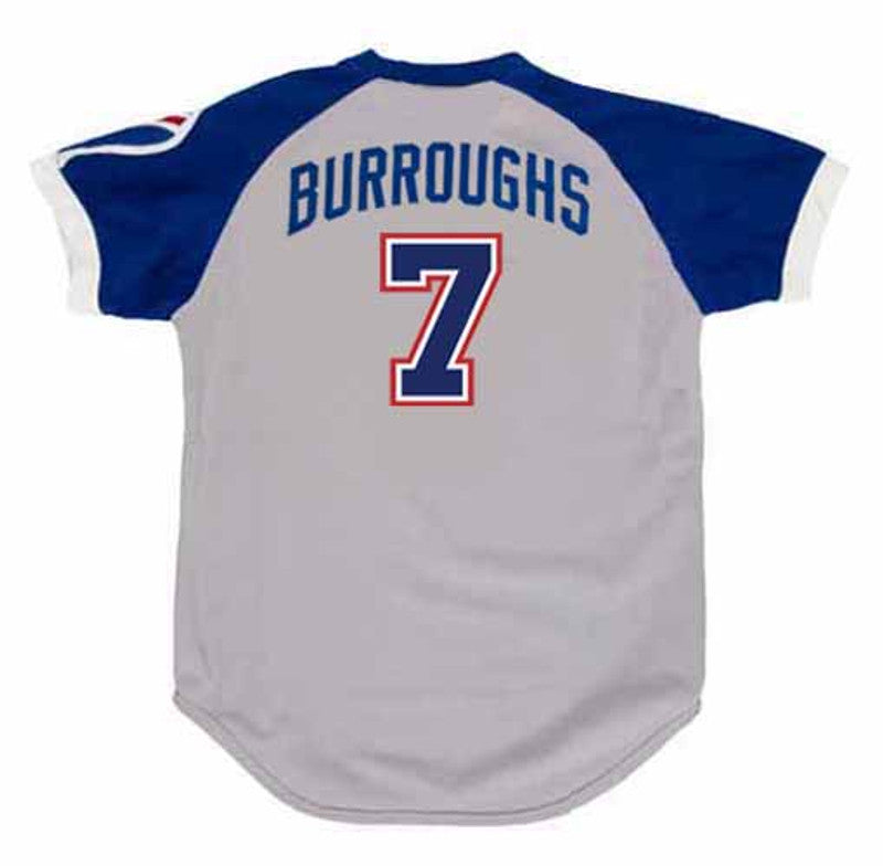 Atlanta Braves Jeff Burroughs MLB jersey front view