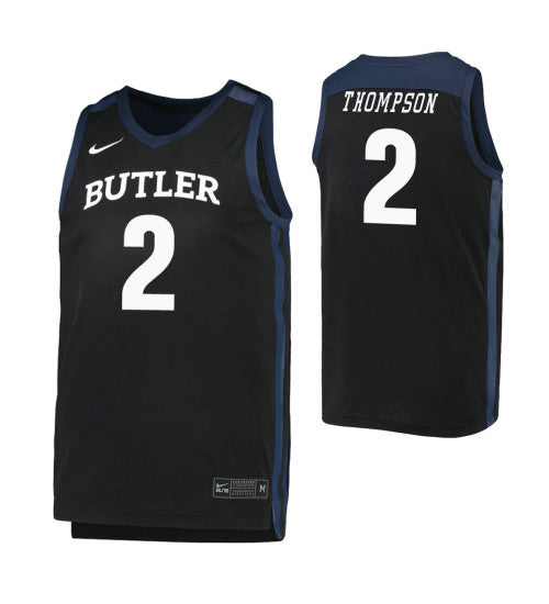 Butler Bulldogs Aaron Thompson College Basketball Jersey Black | Stitched Jersey RTJS 5287
