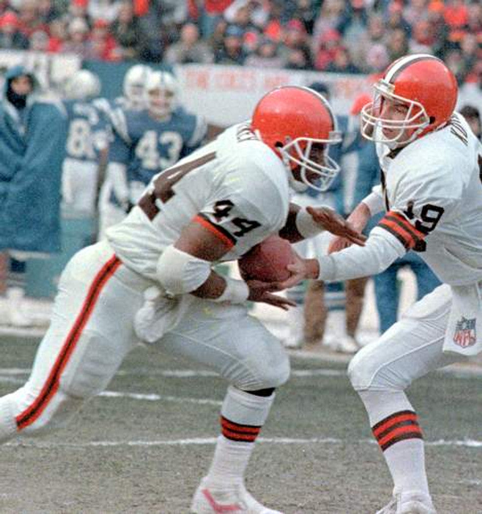 Cleveland Browns Earnest Byner NFL jersey front view
