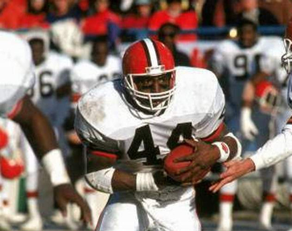 Cleveland Browns Earnest Byner NFL jersey front view