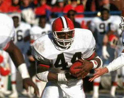 Cleveland Browns Earnest Byner NFL jersey front view