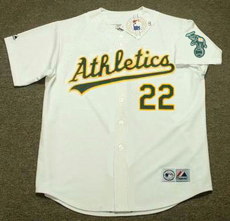 Oakland Athletics Eric Byrnes MLB jersey front view