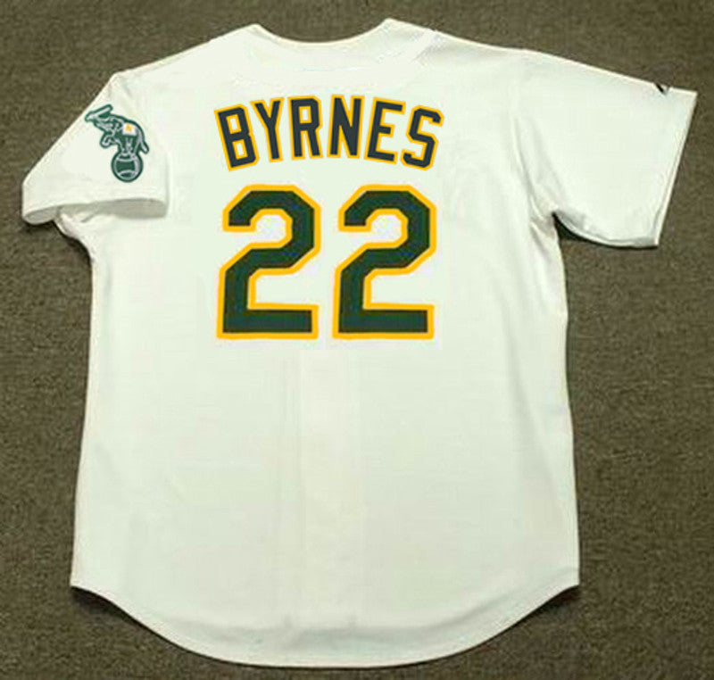 Oakland Athletics Eric Byrnes MLB jersey front view