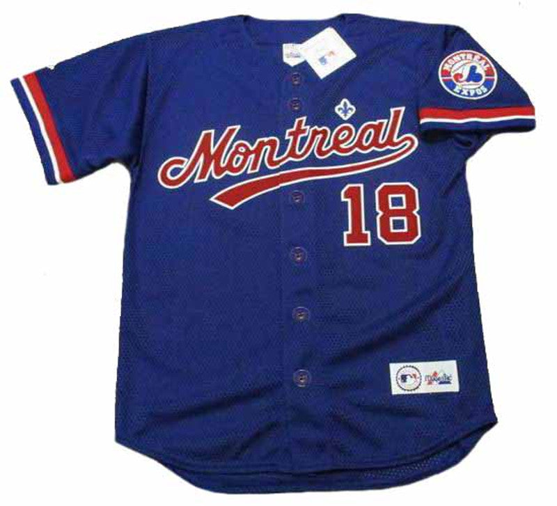 Montreal Expos Orlando Cabrera MLB jersey front view