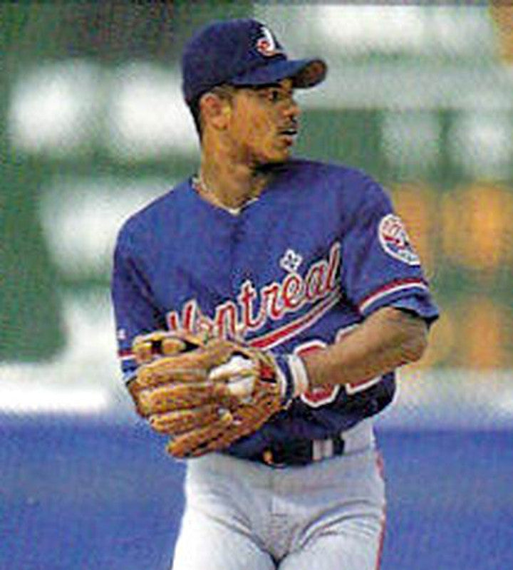 Montreal Expos Orlando Cabrera MLB jersey front view
