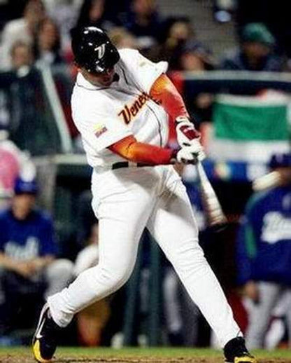 Miguel Cabrera 2006 Venezuela Wbc Throwback Baseball Jersey jersey front view