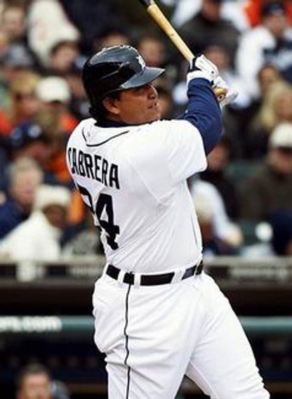 Detroit Tigers Miguel Cabrera MLB jersey front view