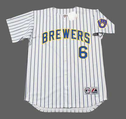 Milwaukee Brewers Lorenzo Cain MLB jersey front view