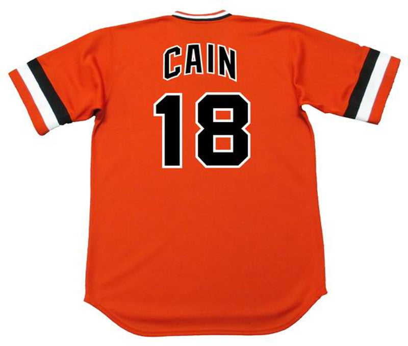 San Francisco Giants Matt Cain 1970s Cooperstown MLB jersey front view