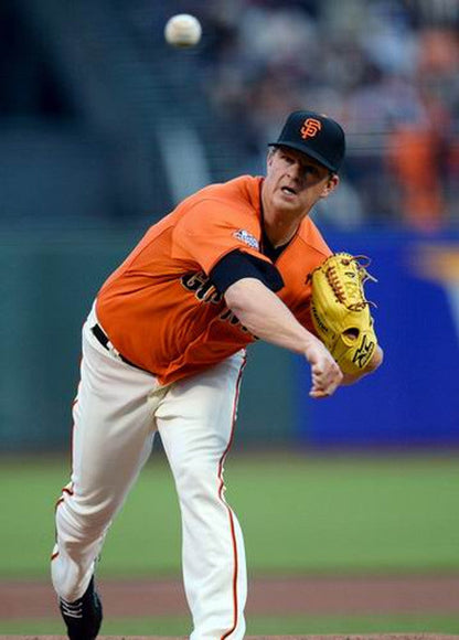 San Francisco Giants Matt Cain 1970s Cooperstown MLB jersey front view