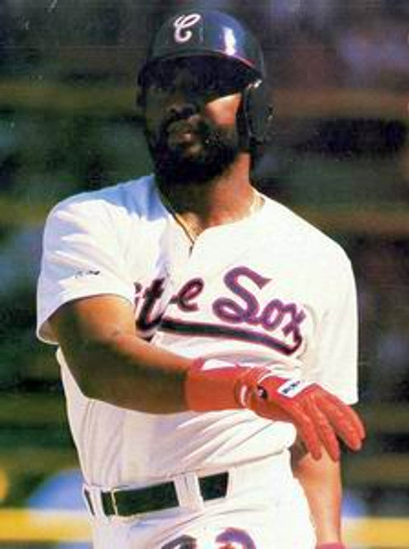 Chicago White Sox Ivan Calderon Cooperstown MLB jersey front view