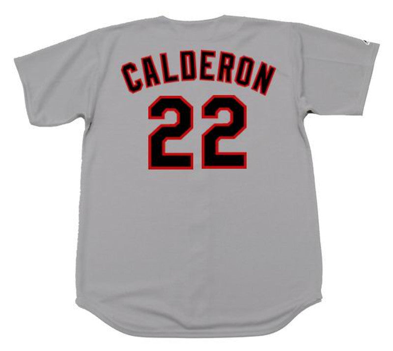 Chicago White Sox Ivan Calderon MLB jersey front view