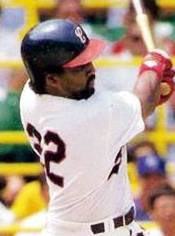 Chicago White Sox Ivan Calderon Cooperstown MLB jersey front view