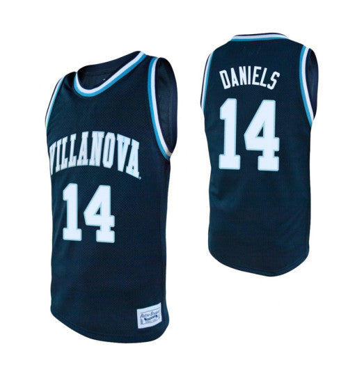 Villanova Wildcats 14 Caleb Daniels Navy College Basketball Jersey | Stitched Jersey RTJS 6345