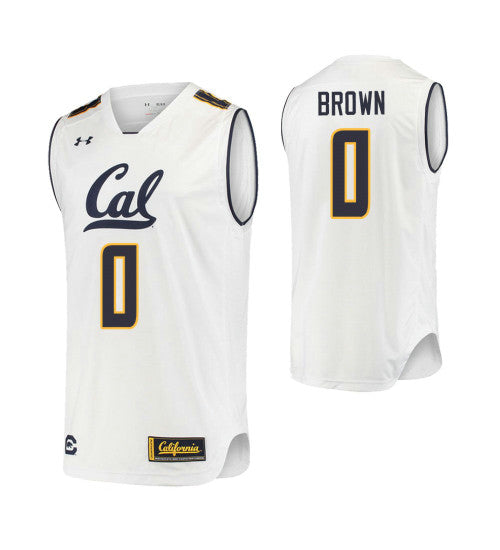 California Golden Bears 0 Jaylen Brown College Basketball Jersey White | Stitched Jersey RTJS 5246