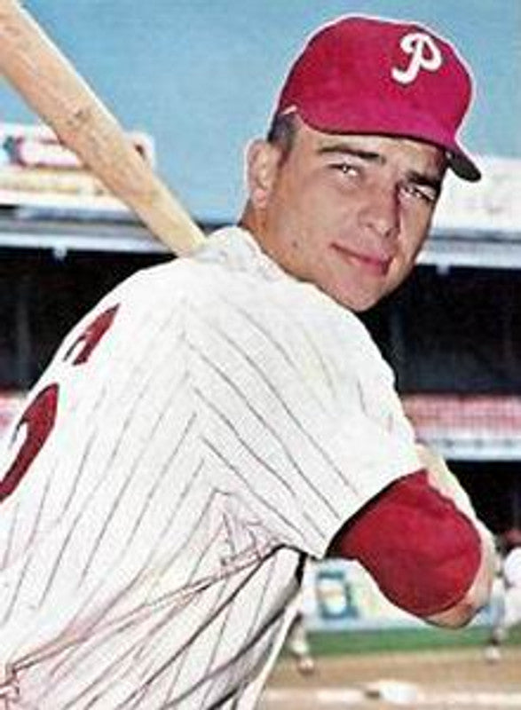 Philadelphia Phillies Johnny Callison 1960s MLB jersey front view