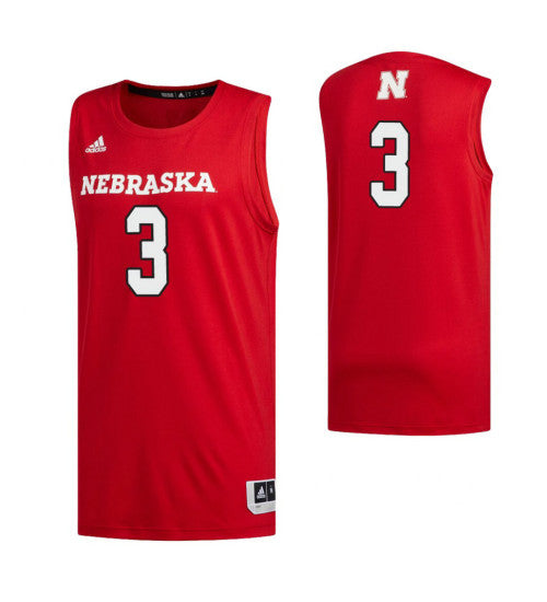 Nebraska Cornhuskers #3 Cam Mack College Basketball Jersey Scarlet stitched college jersey