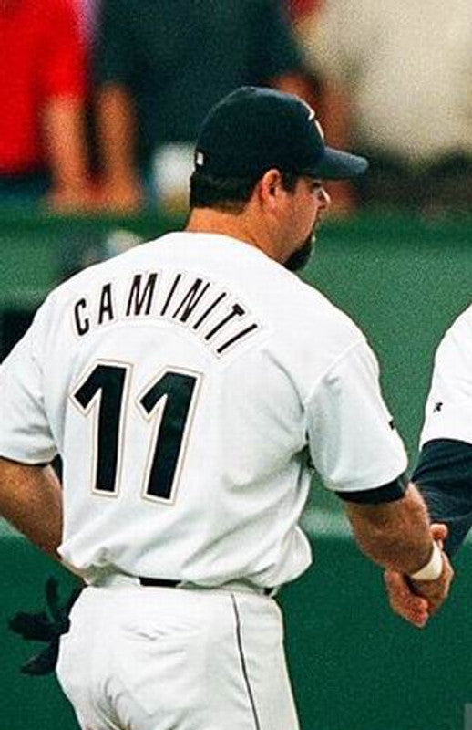 Houston Astros Ken Caminiti MLB jersey front view