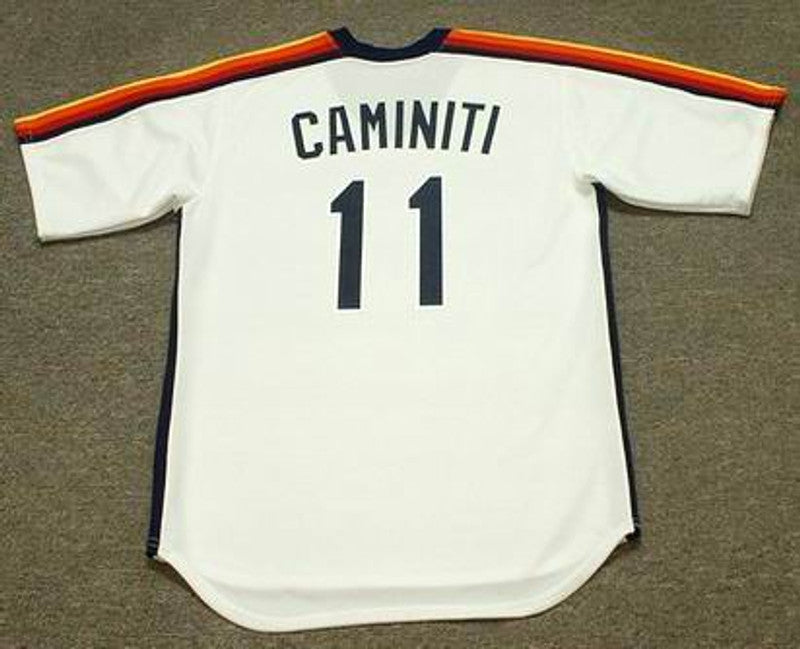 Houston Astros Ken Caminiti Cooperstown MLB jersey front view