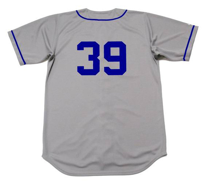 Roy Campanella Brooklyn Dodgers 1955 Cooperstown Away Baseball Stitched Jersey jersey front view