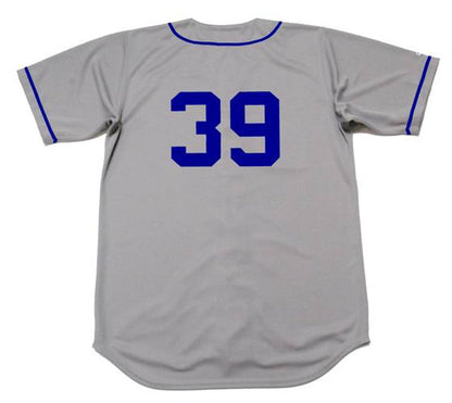 Roy Campanella Brooklyn Dodgers 1955 Cooperstown Away Baseball Stitched Jersey jersey front view