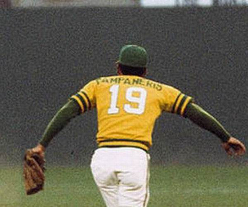 Oakland Athletics Cooperstown Name Number MLB jersey front view