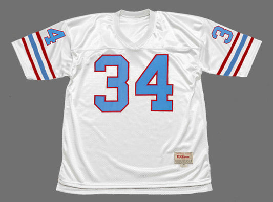 Houston Oilers Earl Campbell NFL jersey front view