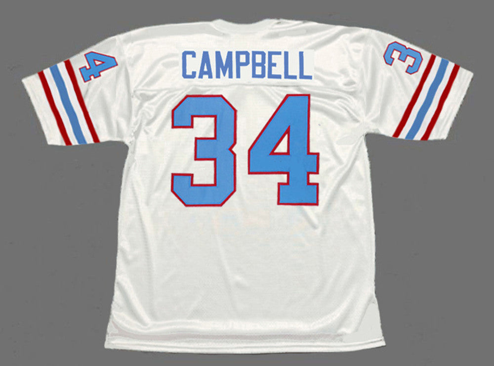 Houston Oilers Earl Campbell NFL jersey front view